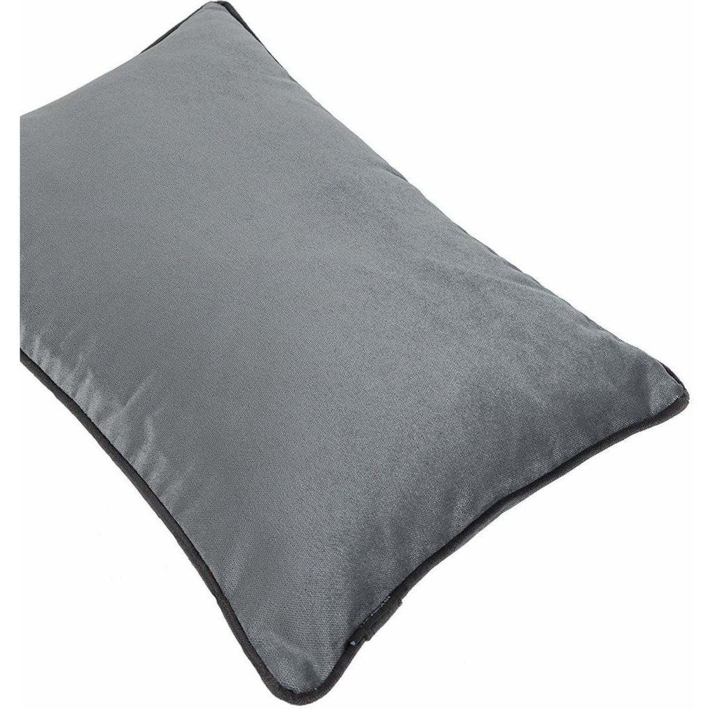 McAlister Textiles Matt Soft Silver Velvet Cushion Cushions and Covers 
