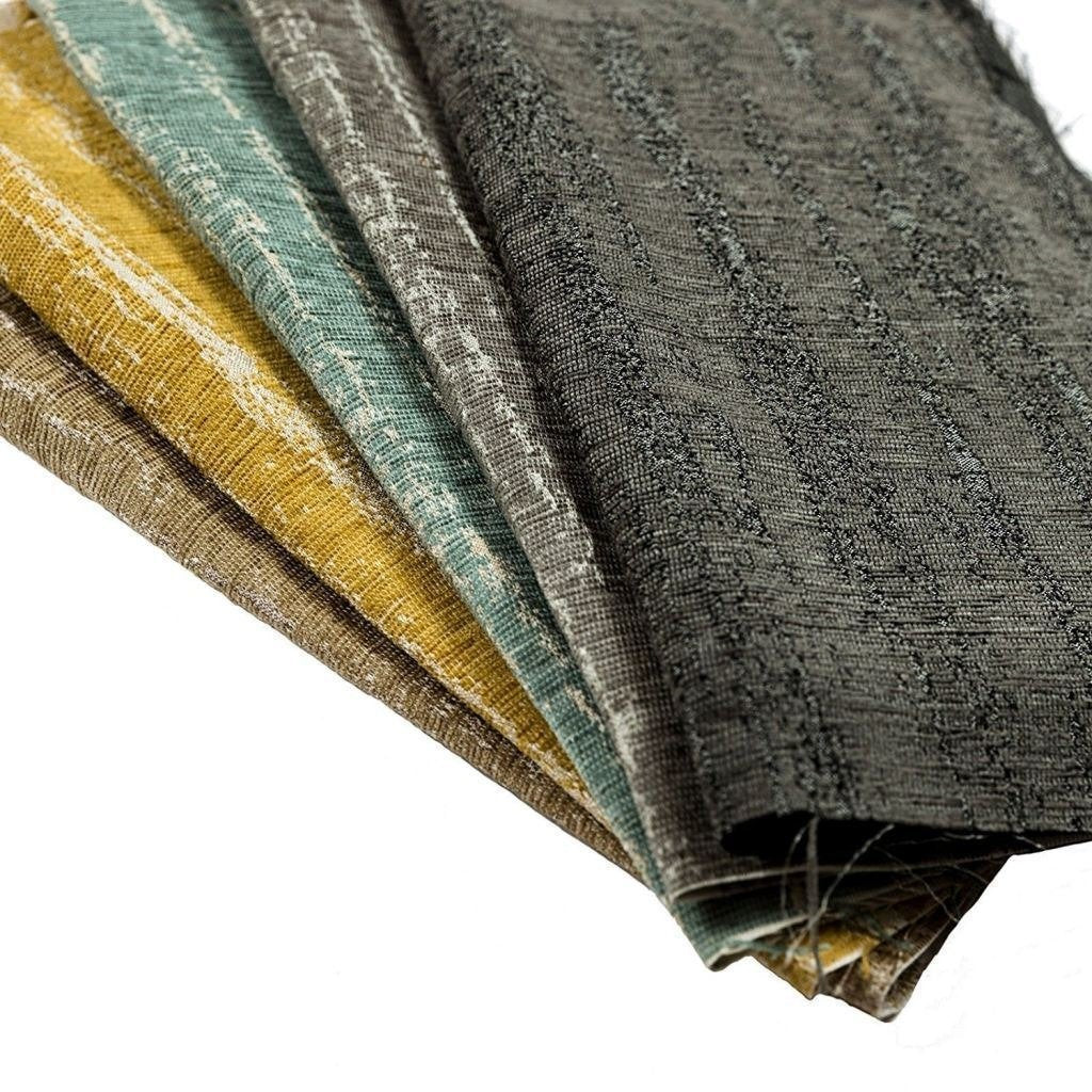 McAlister Textiles Textured Chenille Charcoal Grey Fabric Fabrics