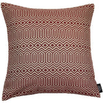 Load image into Gallery viewer, McAlister Textiles Colorado Geometric Red Cushion Cushions and Covers Polyester Filler 43cm x 43cm 
