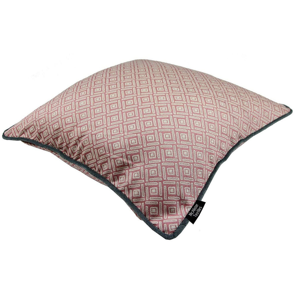 McAlister Textiles Scandinavian Blush Pink 43cm x 43cm Cushion Set of 3 Cushions and Covers 