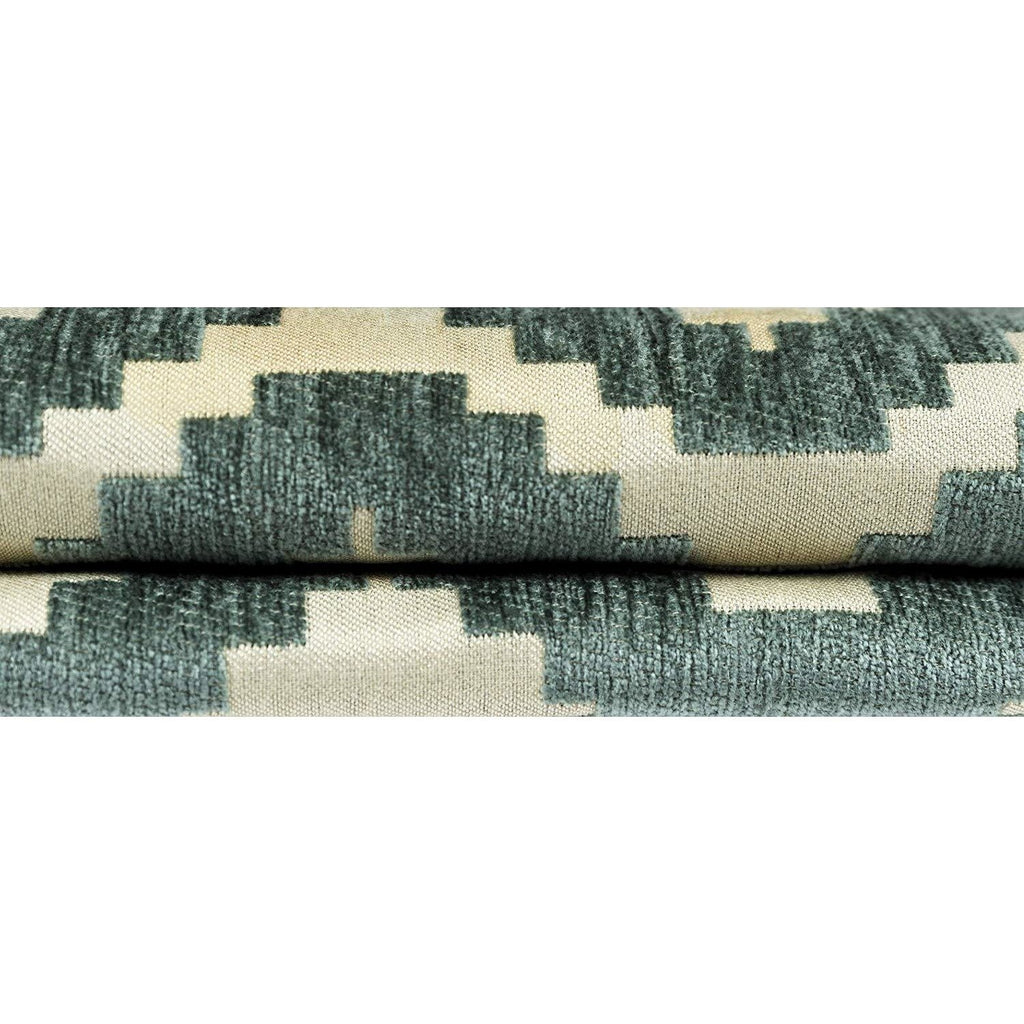 McAlister Textiles Arizona Geometric Duck Egg Blue Cushion Cushions and Covers 