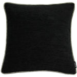 Load image into Gallery viewer, McAlister Textiles Alston Chenille Black + Grey Cushion Cushions and Covers Cover Only 43cm x 43cm 
