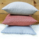 Load image into Gallery viewer, McAlister Textiles Colorado Geometric Red Cushion Cushions and Covers 
