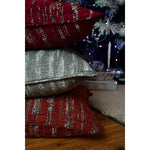 Load image into Gallery viewer, McAlister Textiles Textured Chenille Wine Red Cushion Cushions and Covers 
