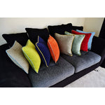 Load image into Gallery viewer, McAlister Textiles Alston Chenille Beige + Blue Cushion Cushions and Covers 
