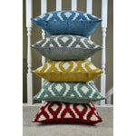 Load image into Gallery viewer, McAlister Textiles Arizona Geometric Duck Egg Blue Cushion Cushions and Covers 
