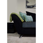Load image into Gallery viewer, McAlister Textiles Alston Chenille Duck Egg Blue + Green Cushion Cushions and Covers 
