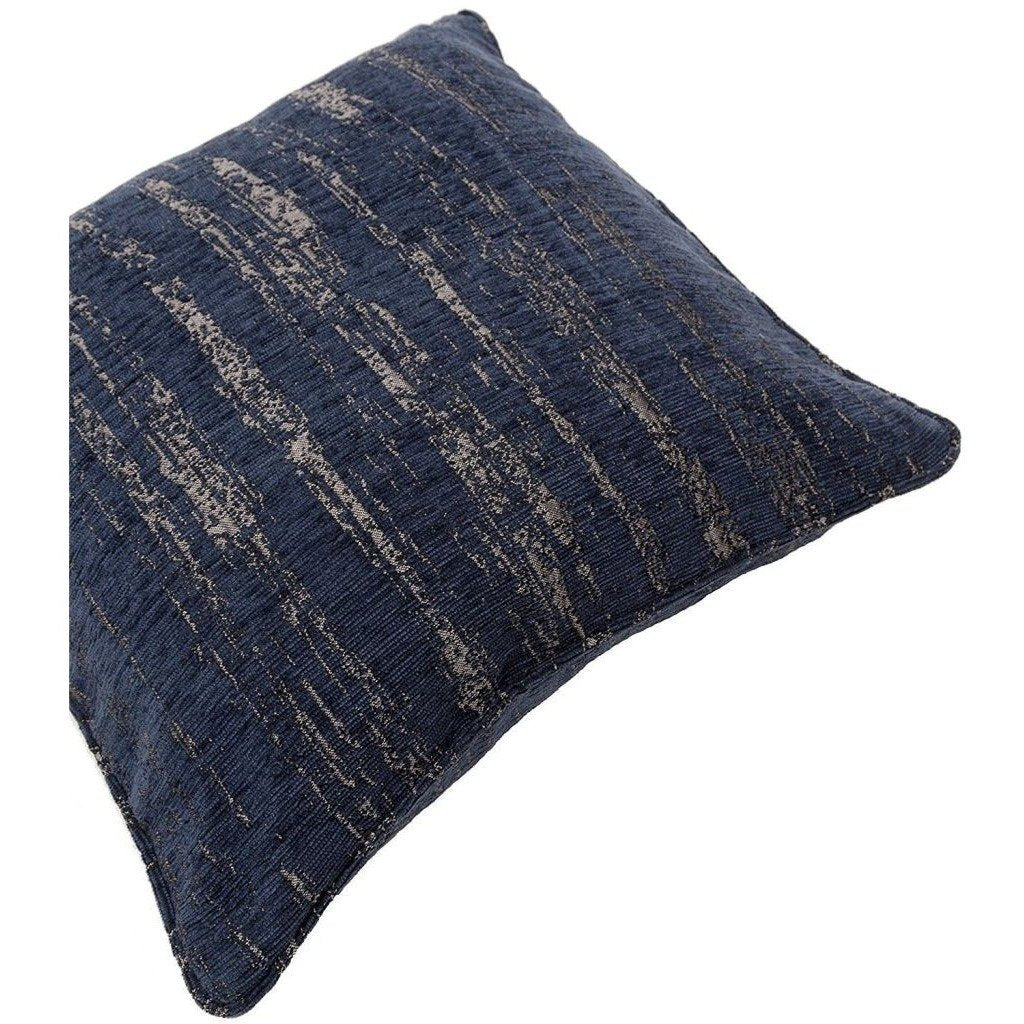 McAlister Textiles Textured Chenille Navy Blue Cushion Cushions and Covers 