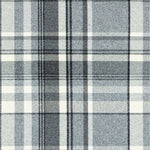 Load image into Gallery viewer, McAlister Textiles Heritage Tartan Charcoal Grey Curtain Fabric Fabrics 1 Metre 

