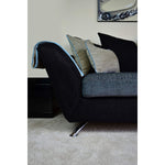 Load image into Gallery viewer, McAlister Textiles Alston Chenille Beige + Blue Cushion Cushions and Covers 
