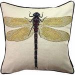 Load image into Gallery viewer, McAlister Textiles Bug&#39;s Life Dragonfly Cushion Cushions and Covers Cover Only 
