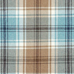 Load image into Gallery viewer, McAlister Textiles Angus Duck Egg Blue Tartan Check Curtain Fabric Fabrics 

