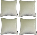 Load image into Gallery viewer, McAlister Textiles Matt Champagne Gold Velvet 43cm x 43cm Cushion Sets Cushions and Covers Cushion Covers Set of 4 
