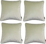 Load image into Gallery viewer, McAlister Textiles Matt Champagne Gold Velvet 43cm x 43cm Cushion Sets Cushions and Covers Cushion Covers Set of 4
