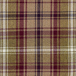 Load image into Gallery viewer, McAlister Textiles Angus Purple + Green Tartan Check Curtain Fabric Fabrics 

