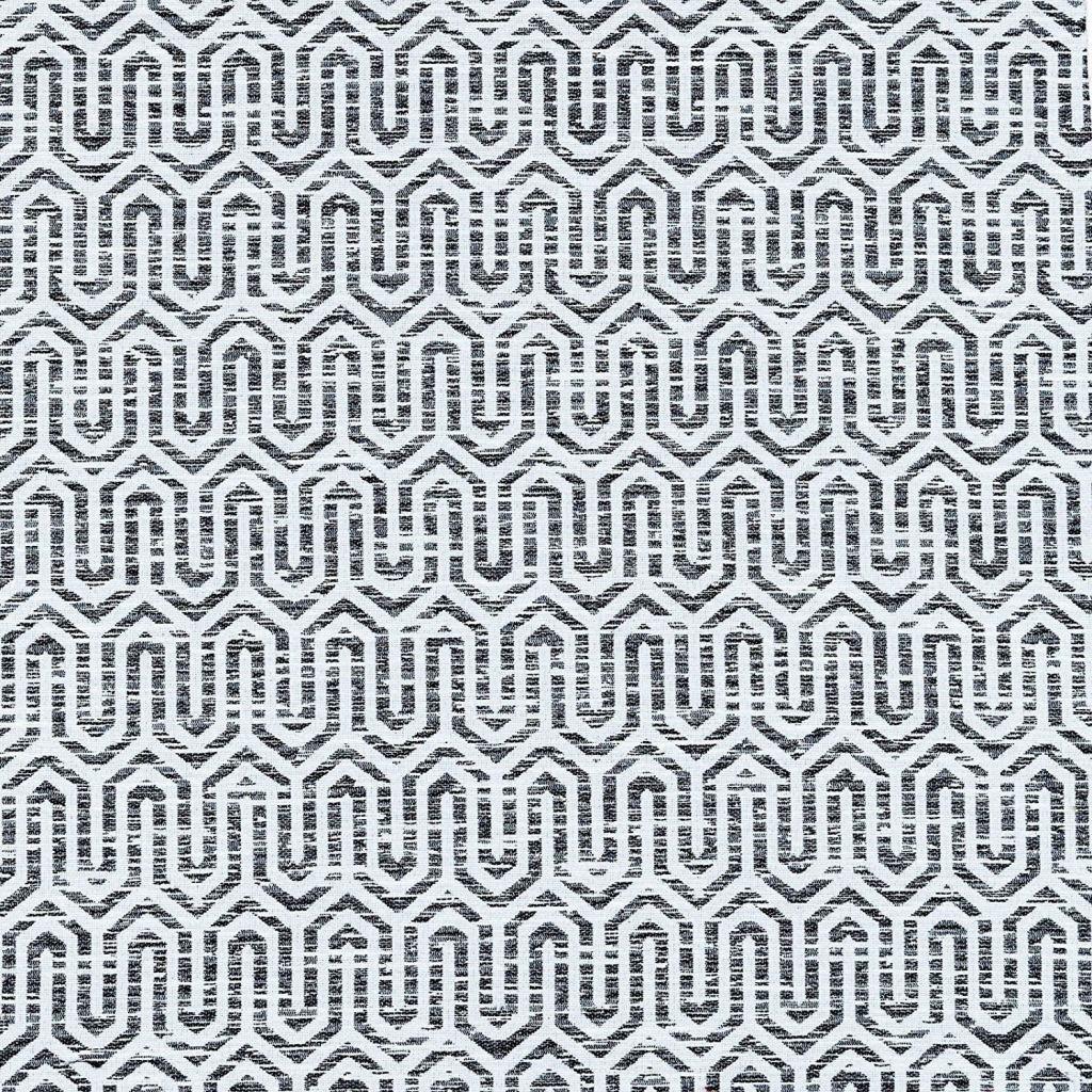 McAlister Textiles Costa Rica Black + White Fabric Fabrics 1 Metre 