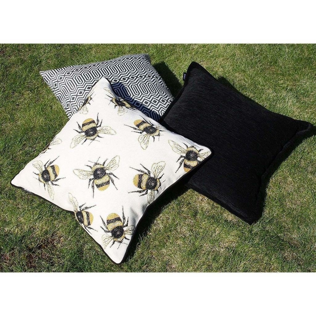 McAlister Textiles Bug's Life Bumble Bees Cushion Cushions and Covers 