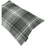 Load image into Gallery viewer, McAlister Textiles Angus Charcoal Grey Tartan Cushion Cushions and Covers 
