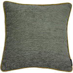 Load image into Gallery viewer, McAlister Textiles Alston Chenille Grey + Yellow Cushion Cushions and Covers Cover Only 43cm x 43cm 
