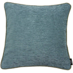Load image into Gallery viewer, McAlister Textiles Alston Chenille Blue + Beige Cushion Cushions and Covers Cover Only 43cm x 43cm 
