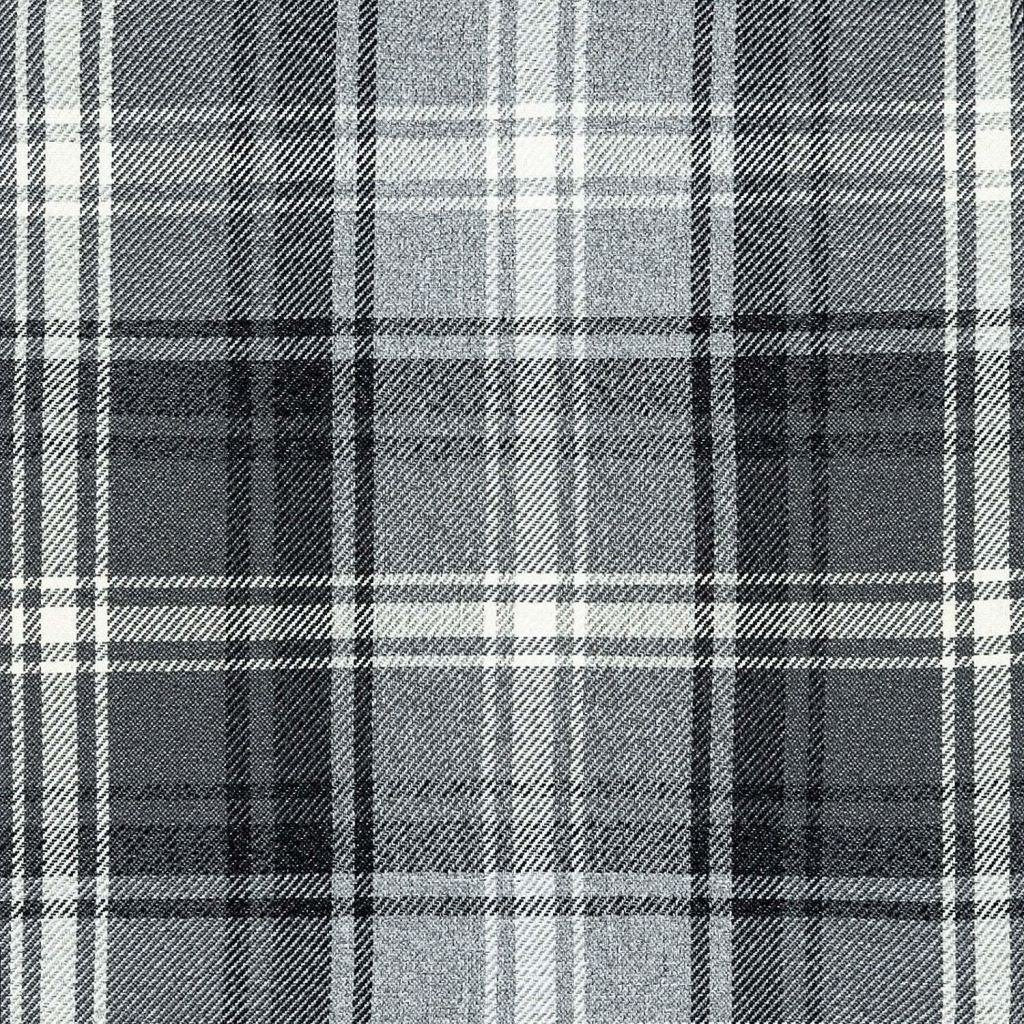 McAlister Textiles Angus Charcoal Grey Tartan Cushion Cushions and Covers 