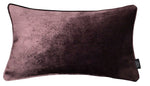 Load image into Gallery viewer, McAlister Textiles Aubergine Purple Crushed Velvet Cushions Cushions and Covers Cover Only 50cm x 30cm 
