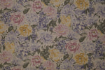 Load image into Gallery viewer, Blooma Purple, Pink and Ochre Floral Fabric
