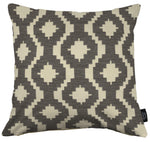 Load image into Gallery viewer, McAlister Textiles Arizona Geometric Charcoal Grey Cushion Cushions and Covers Cover Only 43cm x 43cm 
