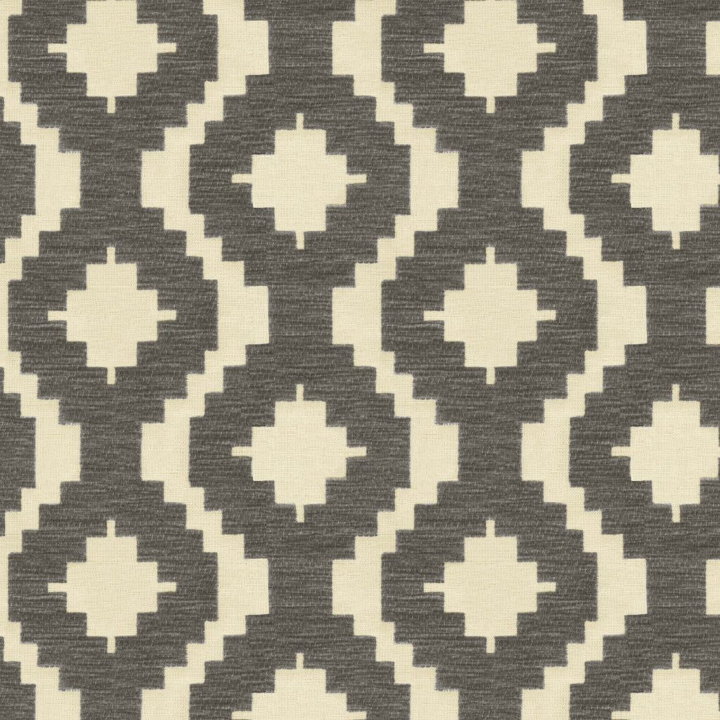 McAlister Textiles Arizona Geometric Charcoal Grey Roman Blind Roman Blinds 
