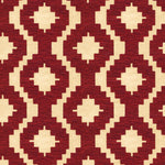 Load image into Gallery viewer, McAlister Textiles Arizona Geometric Red Roman Blind Roman Blinds 
