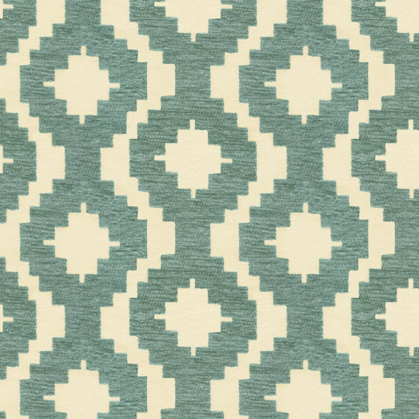 McAlister Textiles Arizona Geometric Duck Egg Blue Curtains Tailored Curtains 