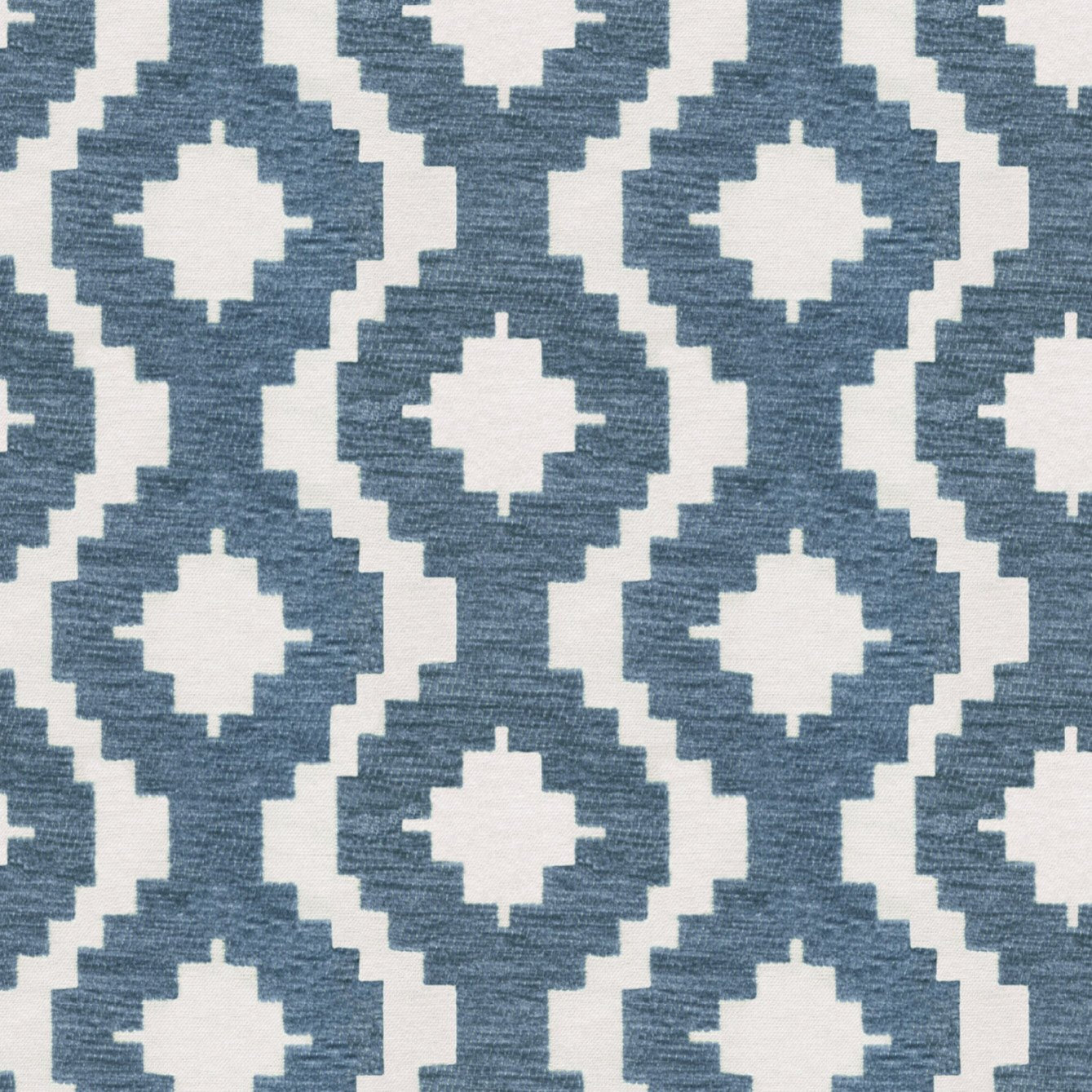 McAlister Textiles Arizona Geometric Wedgewood Blue Roman Blind Roman Blinds 