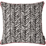 Load image into Gallery viewer, McAlister Textiles Baja Black + White Abstract Cushion Cushions and Covers Polyester Filler 43cm x 43cm 
