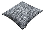 Load image into Gallery viewer, Baja Black + White Abstract Cushion
