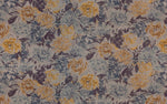 Load image into Gallery viewer, McAlister Textiles Blooma Blue, Grey and Ochre Fabric Fabric Sample Fabrics
