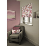 Load image into Gallery viewer, McAlister Textiles Blush Pink Floral Velvet Roman Blind Roman Blinds 
