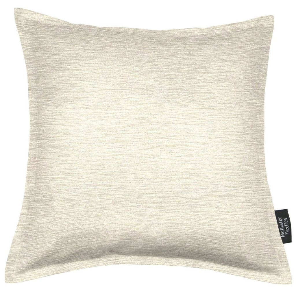 Plain Chenille Cream Cushion