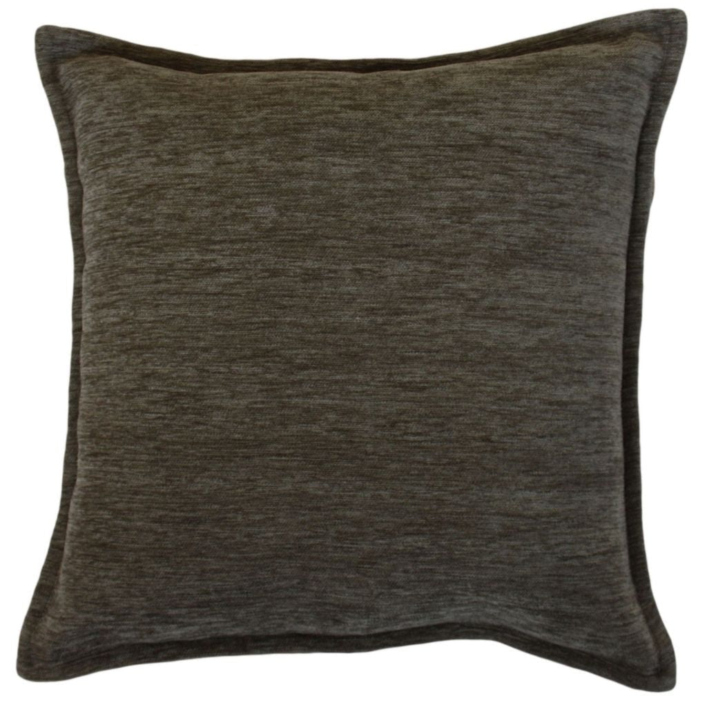 Plain Chenille Charcoal Grey Cushion