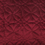 Load image into Gallery viewer, McAlister Textiles Round Quilted Wine Red Velvet Cushion Cushions and Covers 
