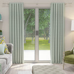 Load image into Gallery viewer, McAlister Textiles Colorado Geometric Duck Egg Blue Curtains Tailored Curtains
