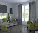 Load image into Gallery viewer, McAlister Textiles Colorado Geometric Charcoal Grey Curtains Tailored Curtains

