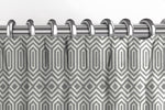 Load image into Gallery viewer, McAlister Textiles Colorado Geometric Charcoal Grey Curtains Tailored Curtains 
