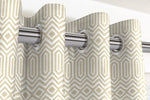 Load image into Gallery viewer, McAlister Textiles Colorado Geometric Taupe Beige Curtains Tailored Curtains 
