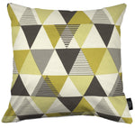 Load image into Gallery viewer, McAlister Textiles Vita Cotton Print Ochre Yellow Cushion Cushions and Covers Cover Only 43cm x 43cm 
