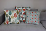 Load image into Gallery viewer, McAlister Textiles Vita Cotton Print Burnt Orange Cushion Cushions and Covers 
