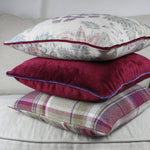 Load image into Gallery viewer, McAlister Textiles Floris Vintage Floral Linen Cushion Cushions and Covers 
