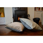 Load image into Gallery viewer, McAlister Textiles Deluxe Velvet Beige Mink 66cm x 66cm Floor Cushion Floor Cushions 
