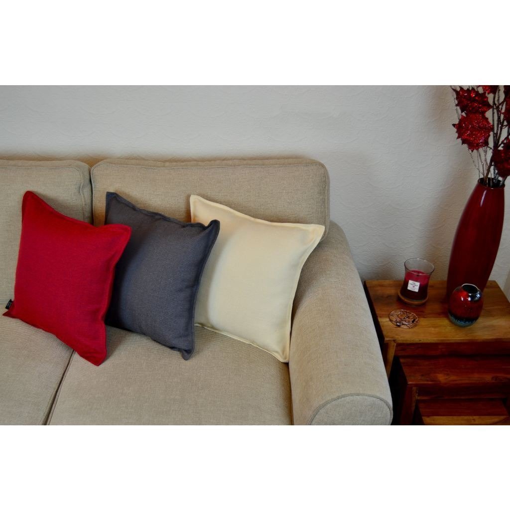 McAlister Textiles Savannah Charcoal Grey Cushion Cushions and Covers 