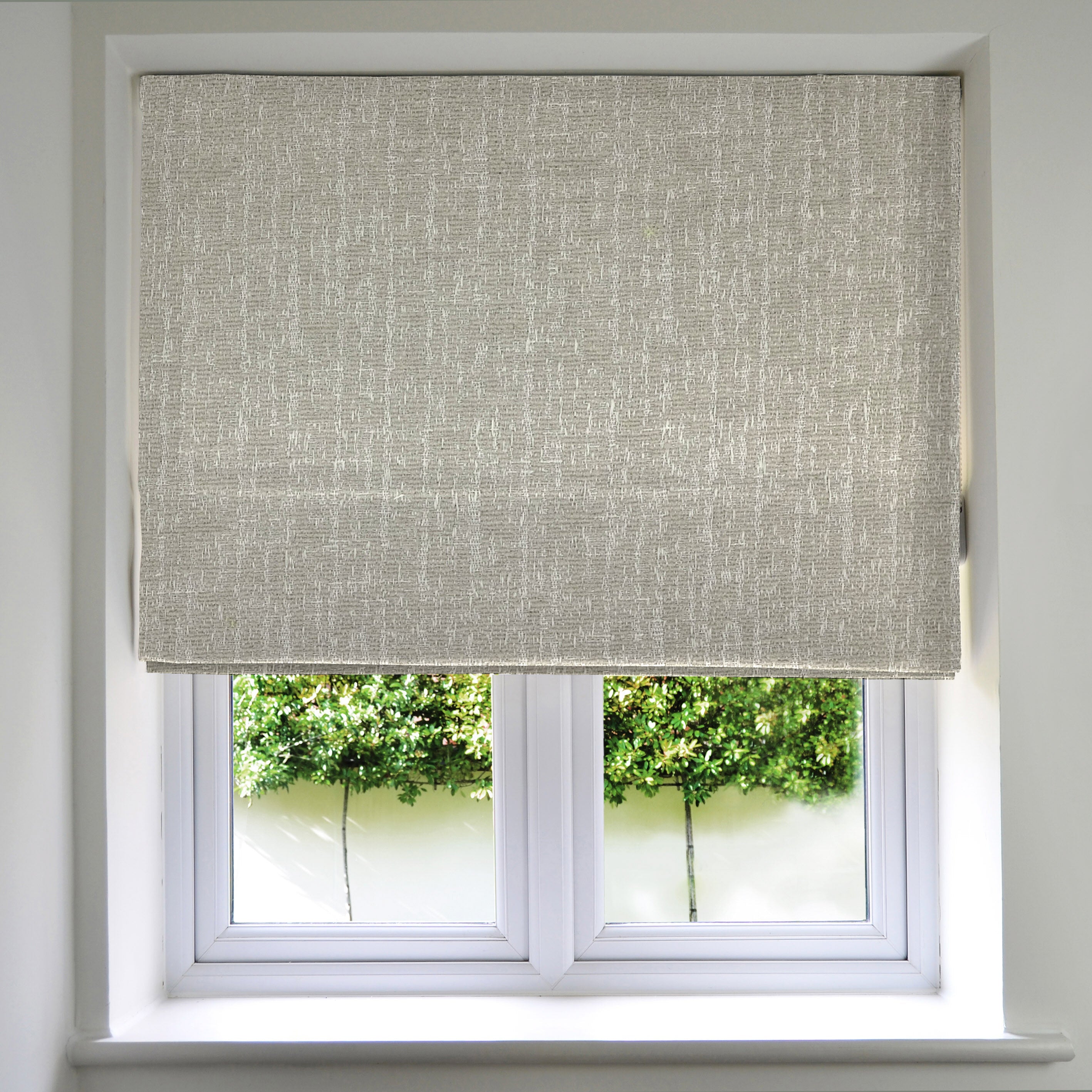 Eternity Dove Grey Roman Blinds