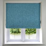 Load image into Gallery viewer, Eternity Teal Roman Blinds
